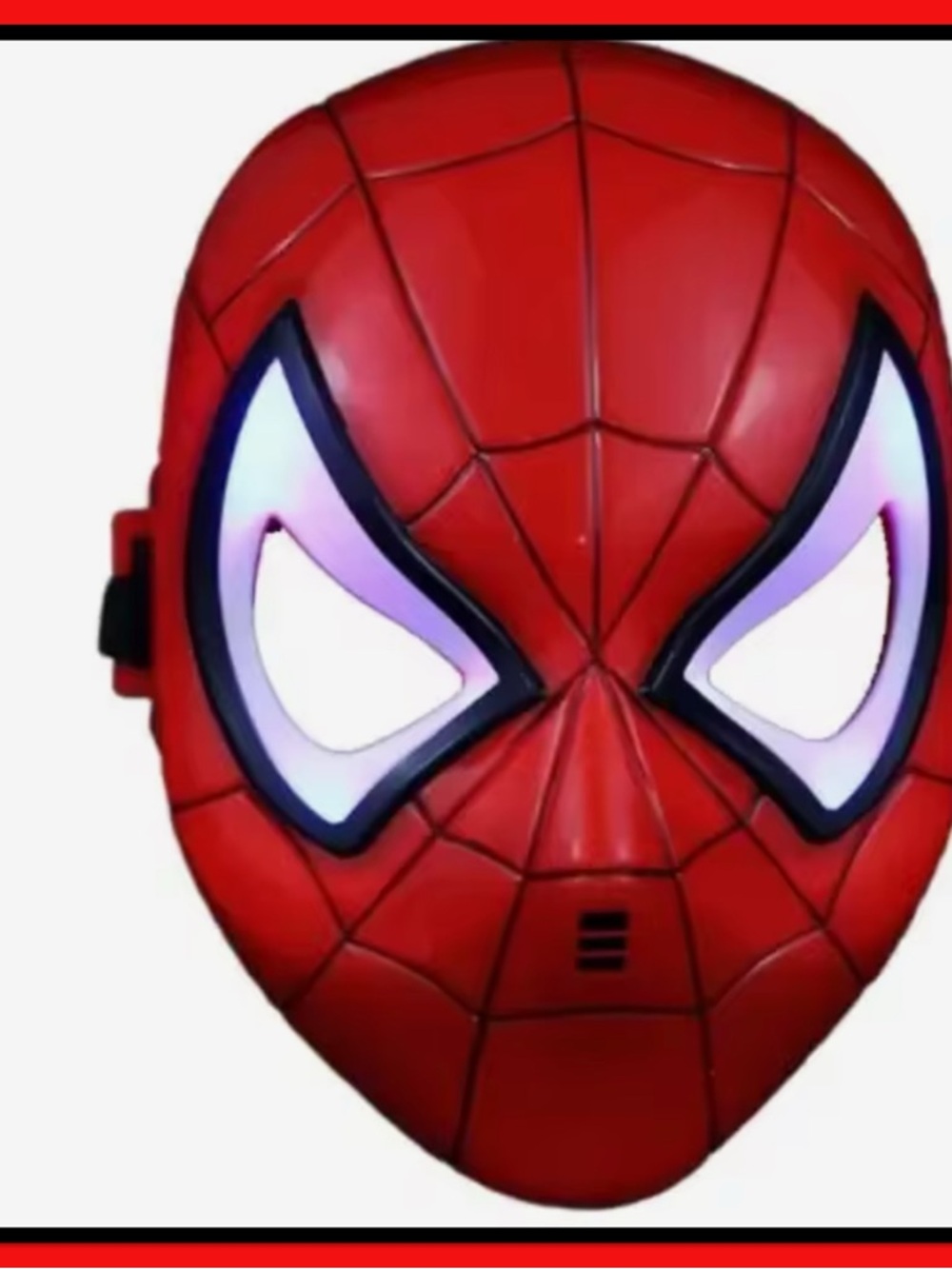 Spider-Man Red LED Mask